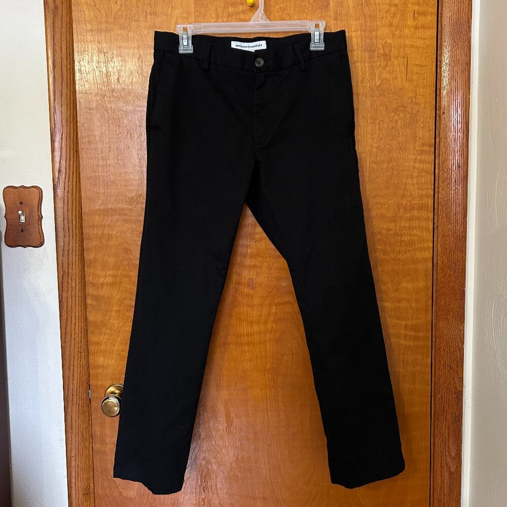 Like new men's black dress pants 30 x 28